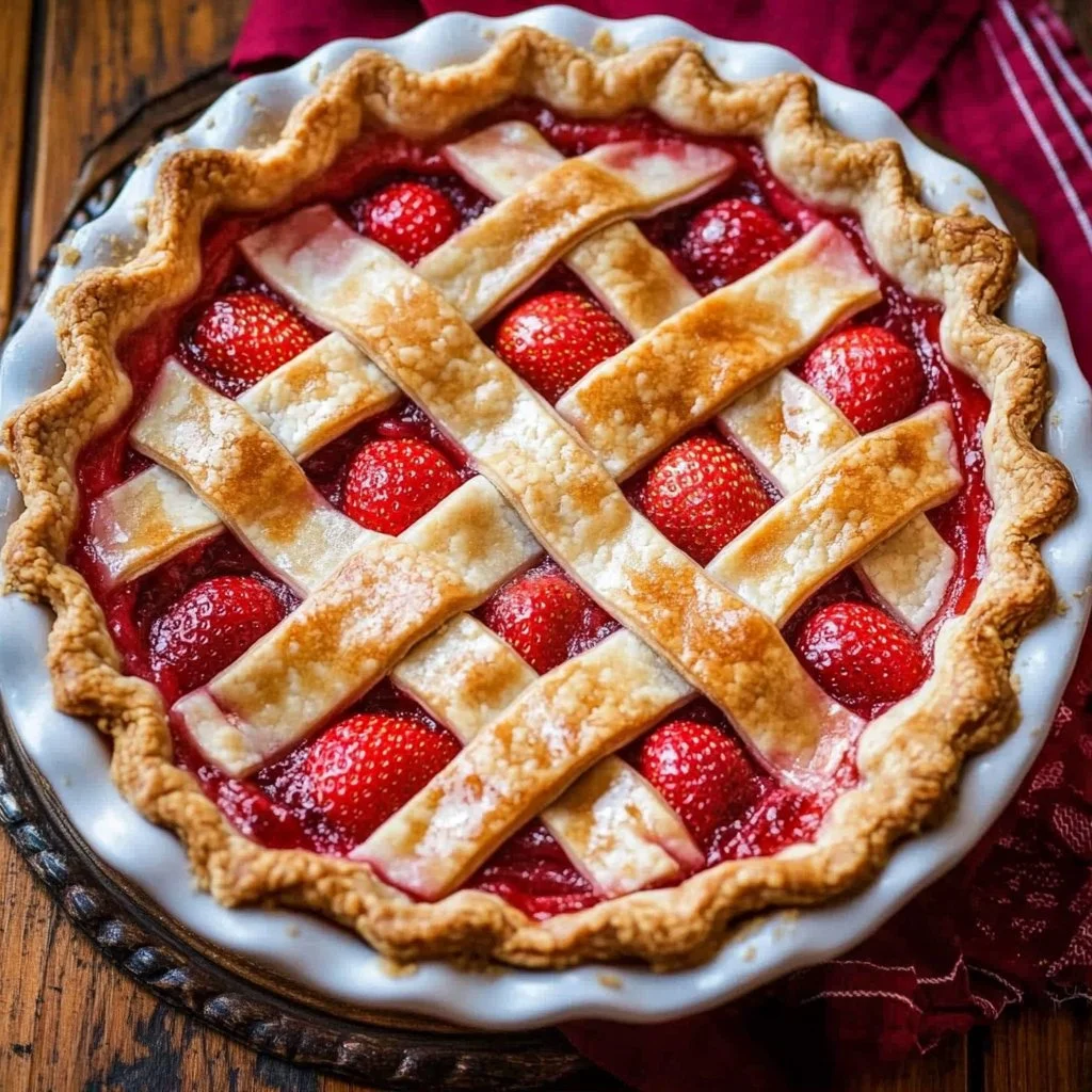Double Crusted Strawberry Pie