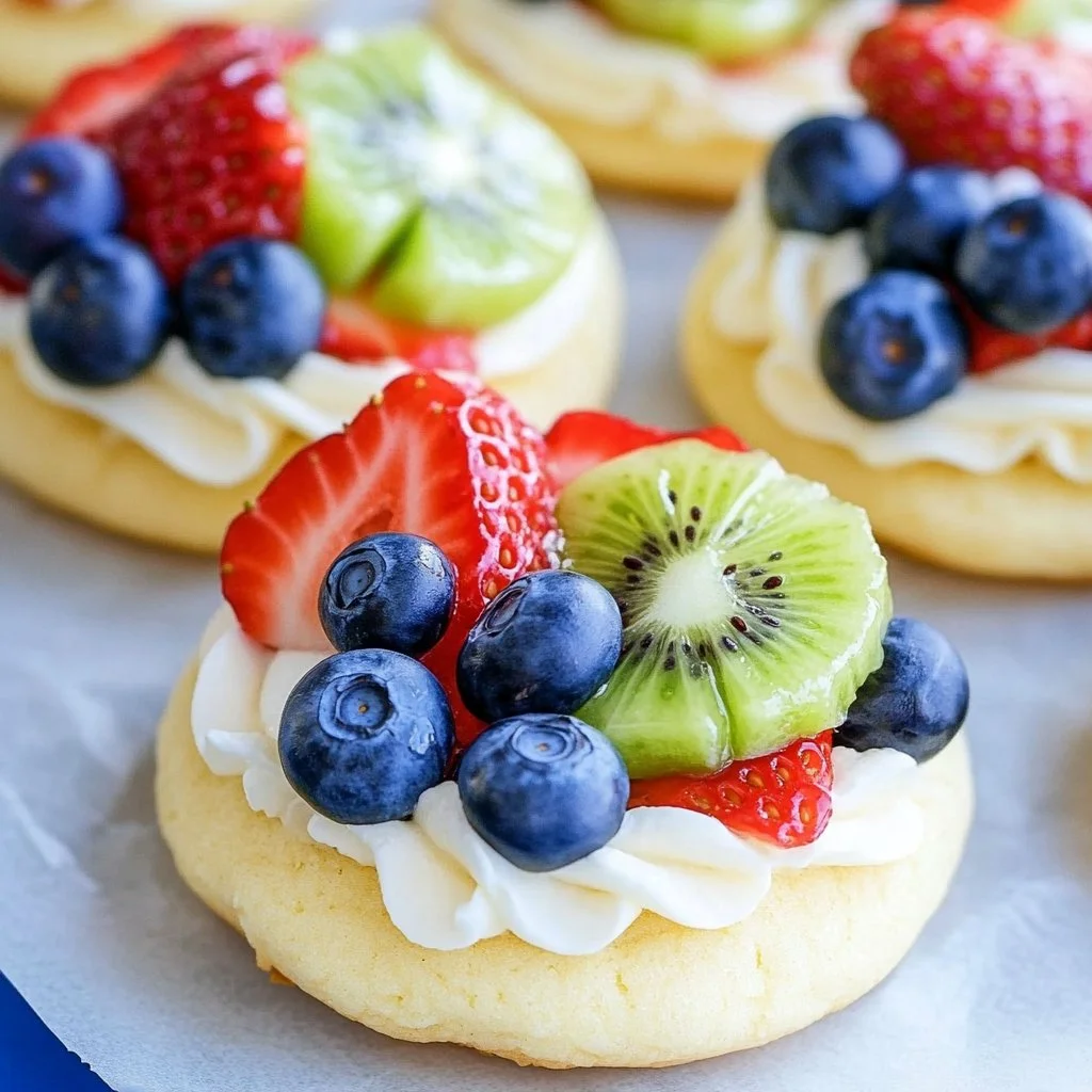 Easy Mini Fruit Pizza Recipe
