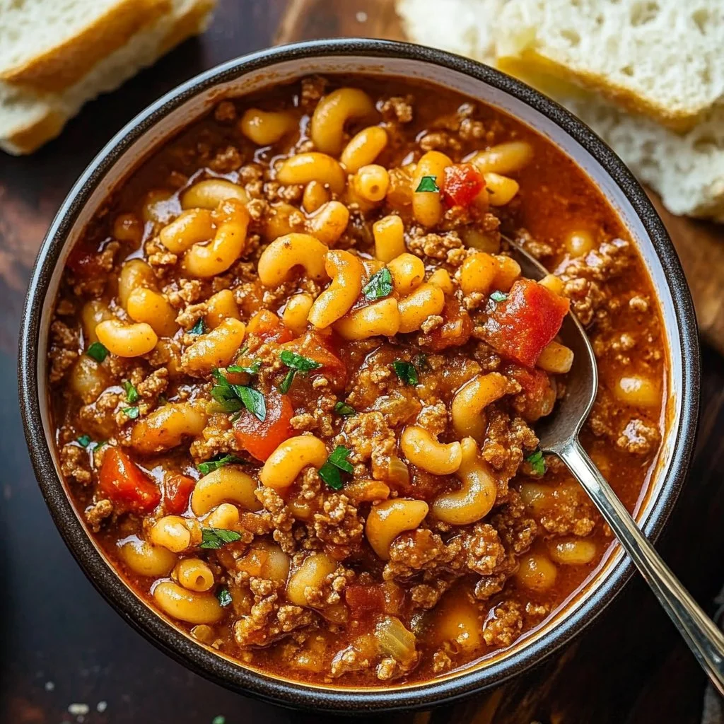Homemade Ground Turkey Goulash
