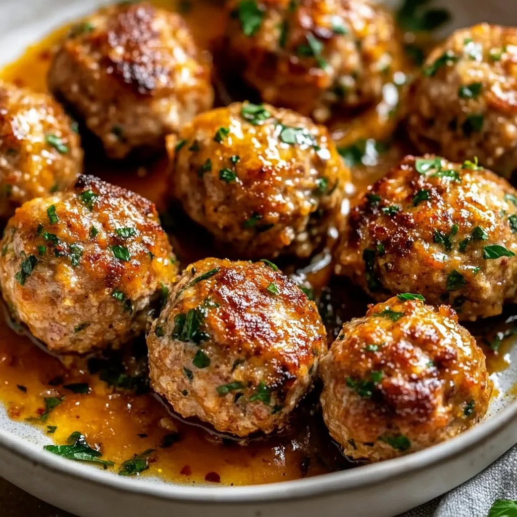 Healthy Ground Turkey Meatballs