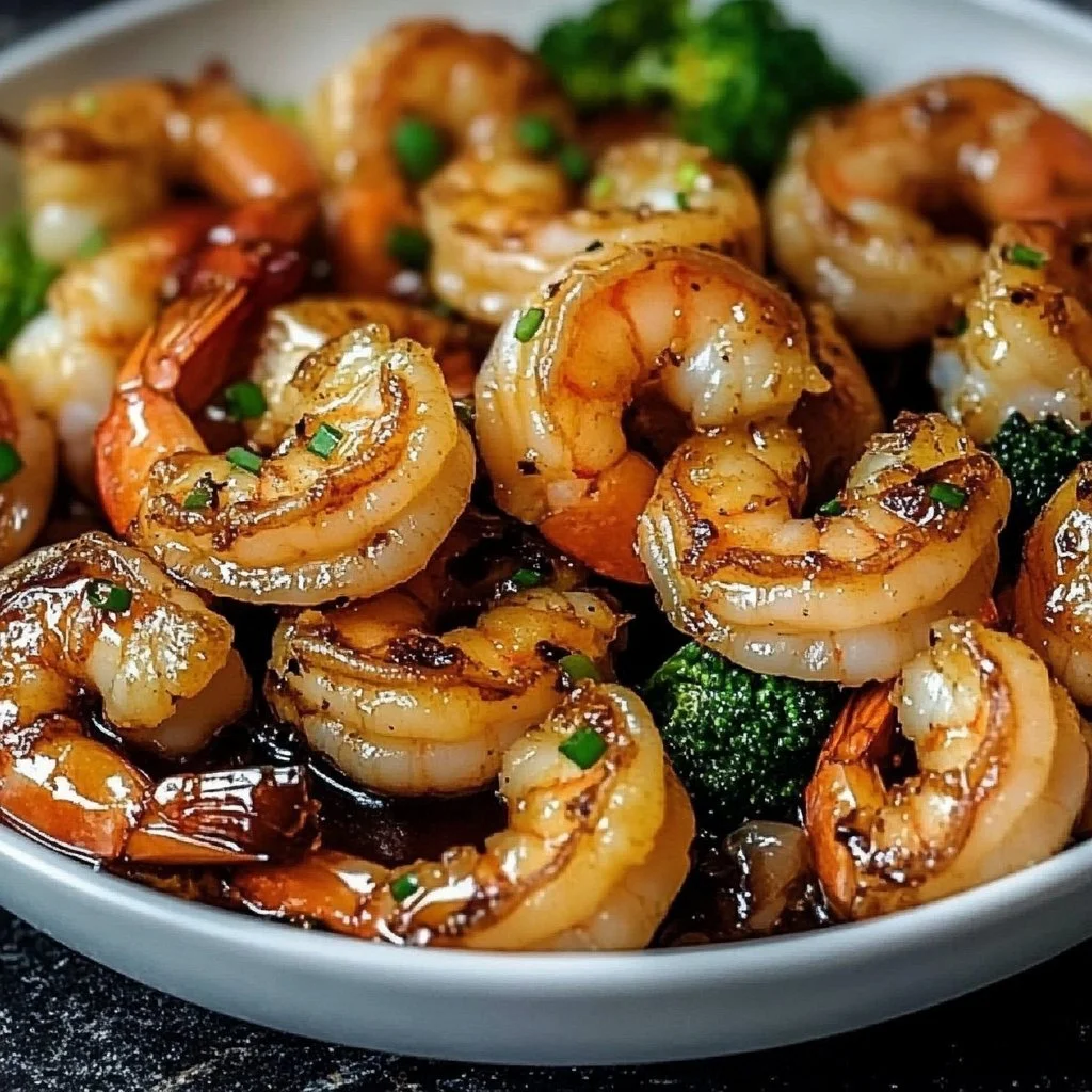 High-Protein Honey Garlic Shrimp