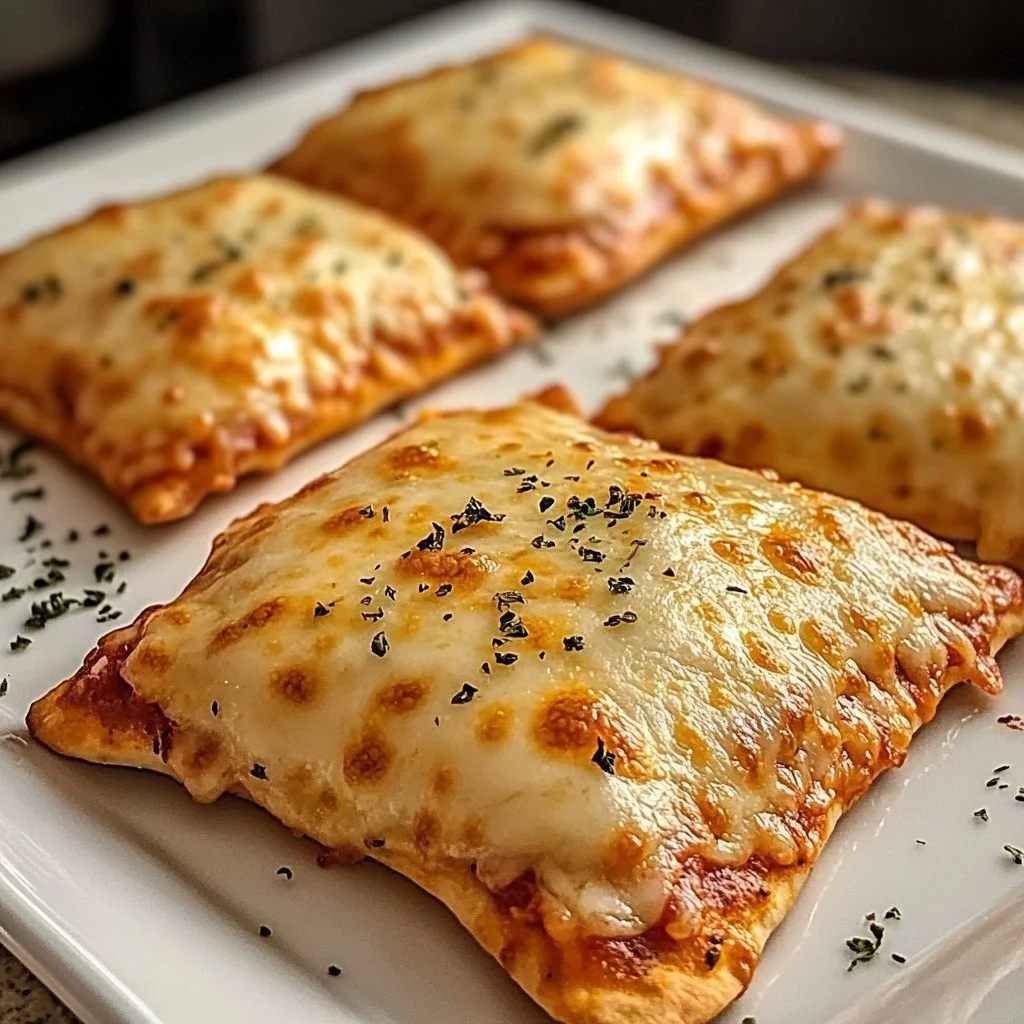 Homemade Easy Cheesy Pizza Pockets