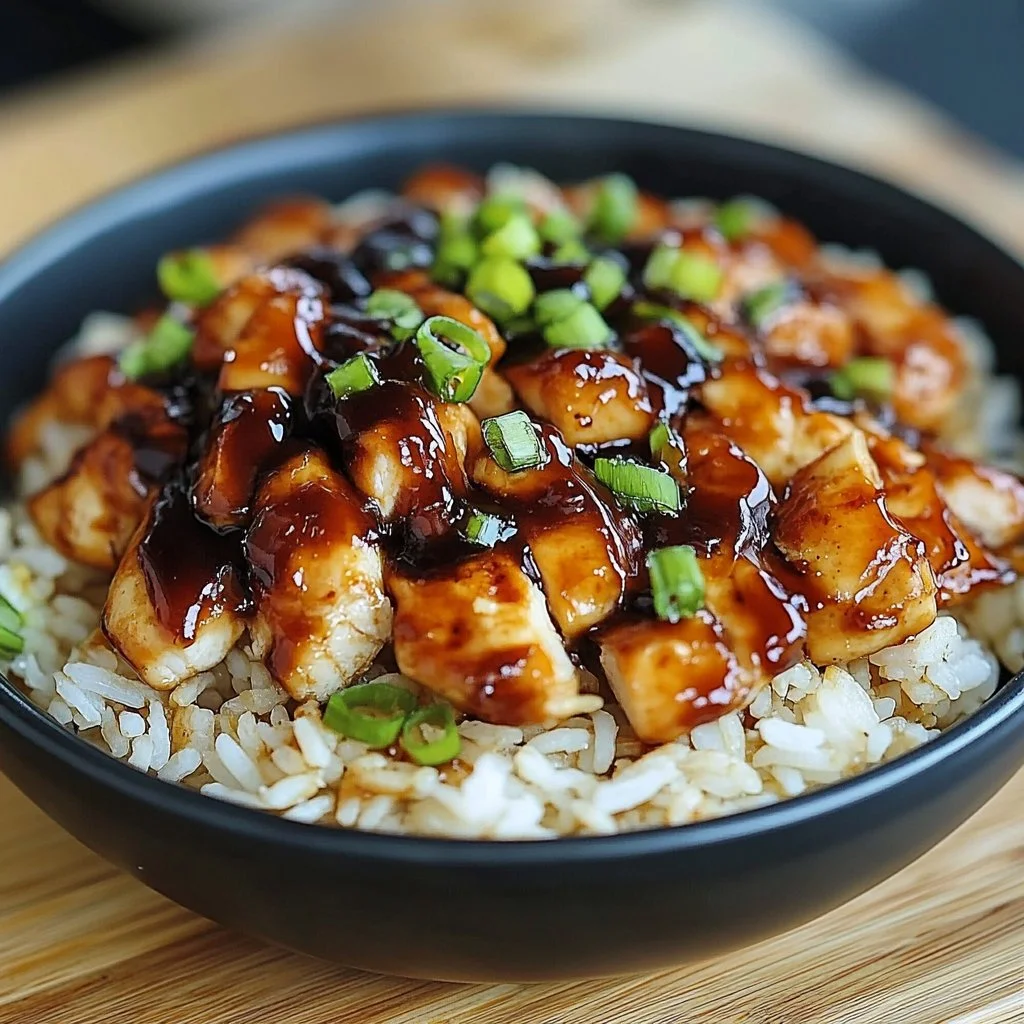 Honey BBQ Chicken Rice