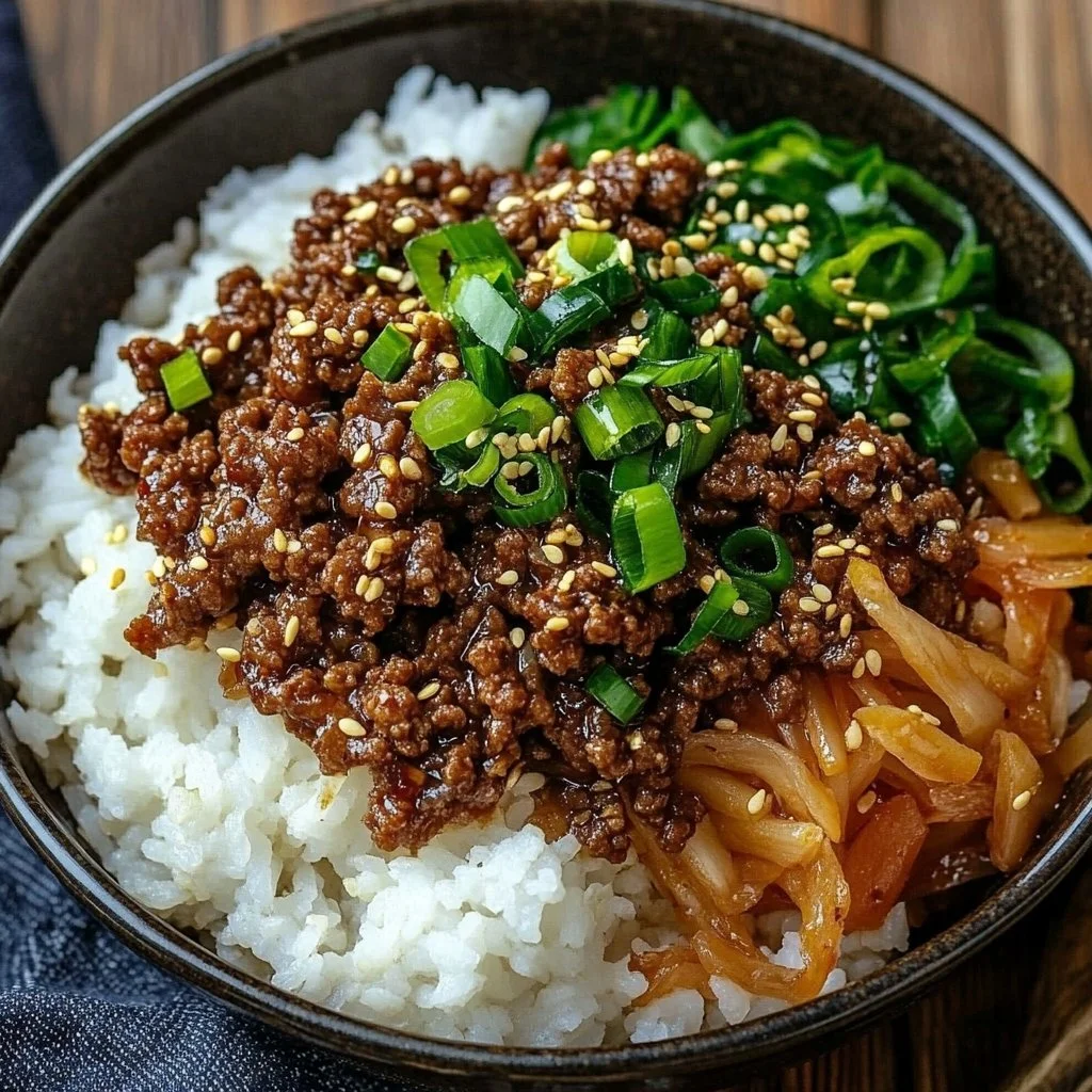 Korean Ground Beef Bowl