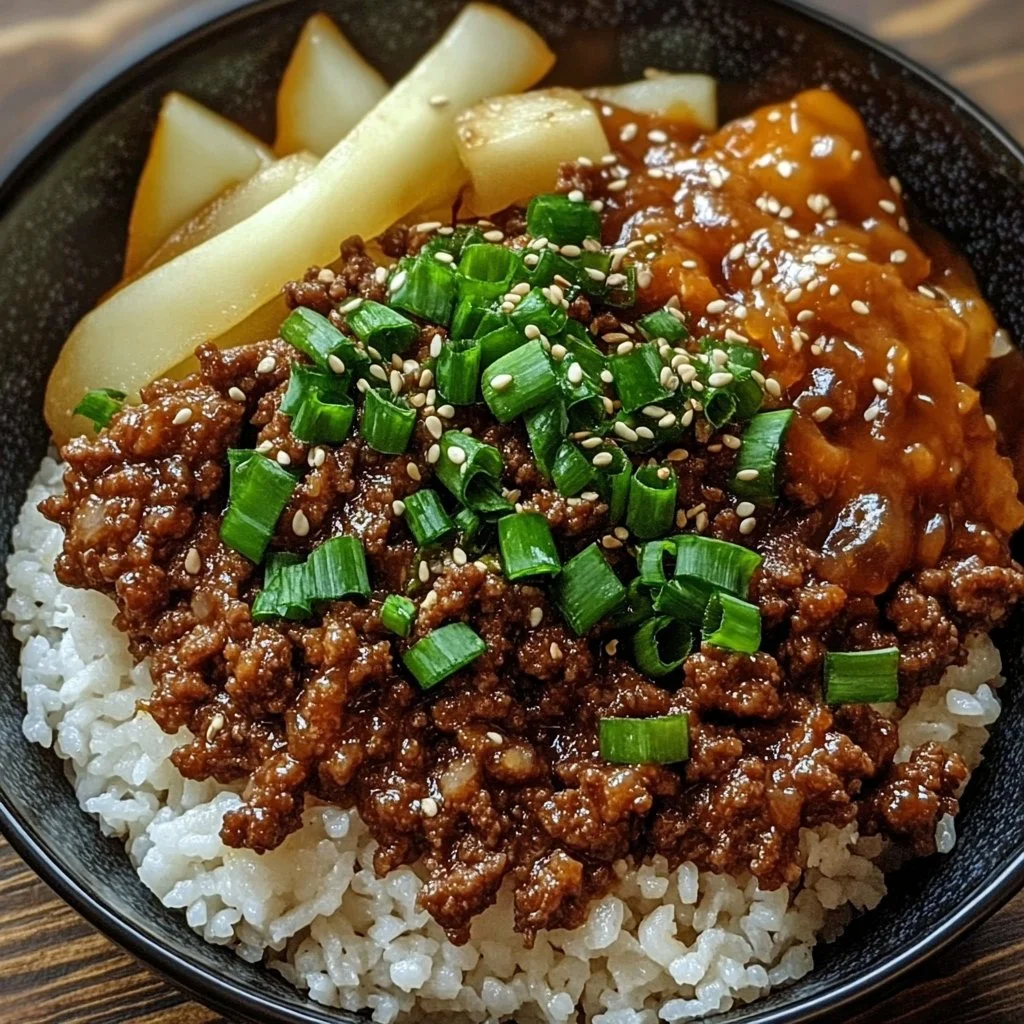 Korean Ground Beef Bowl