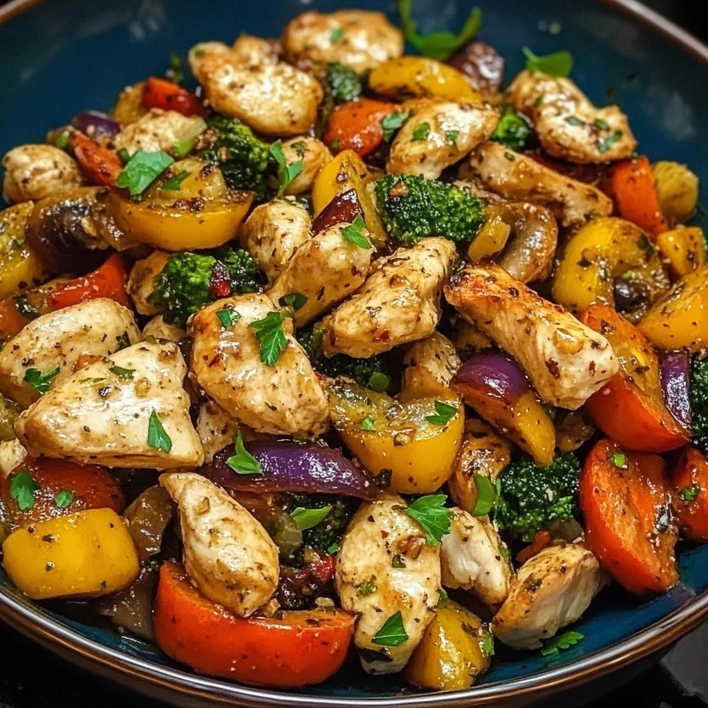 Mediterranean Chicken Stir Fry