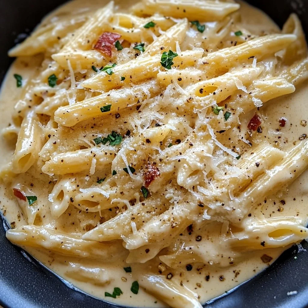 One Pot Creamy Garlic Pasta