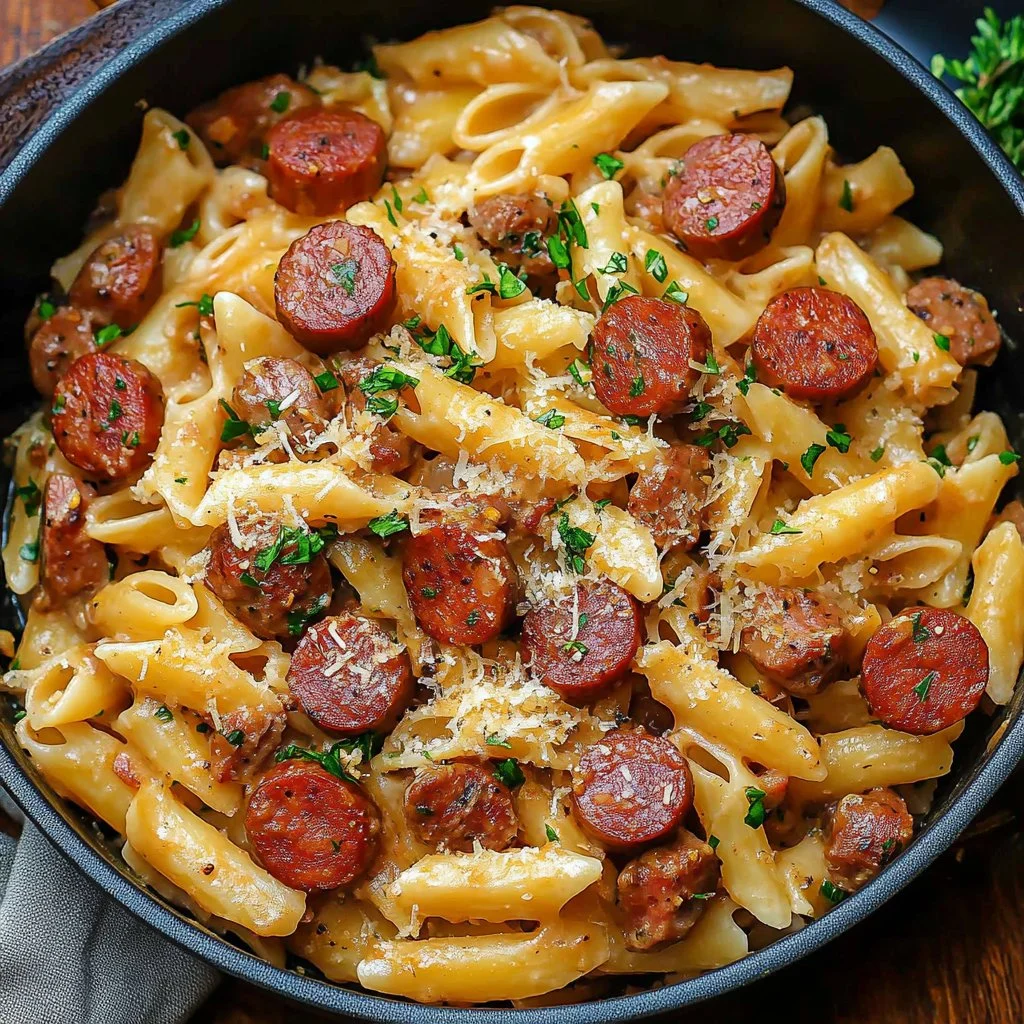 One Pot Kielbasa Pasta