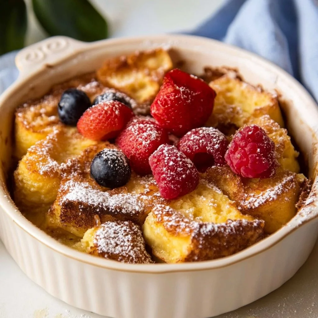 Overnight Brioche French Toast Casserole