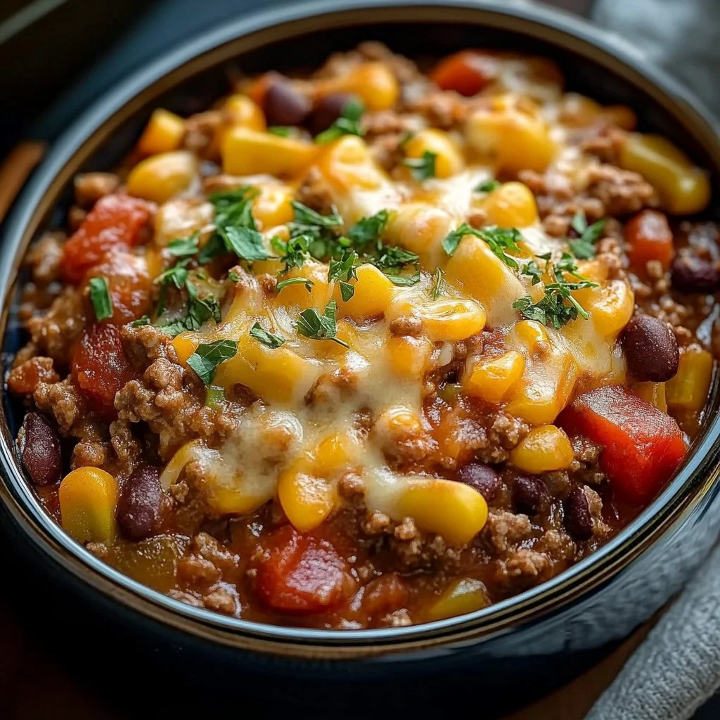 Slow Cooker Cowboy Casserole