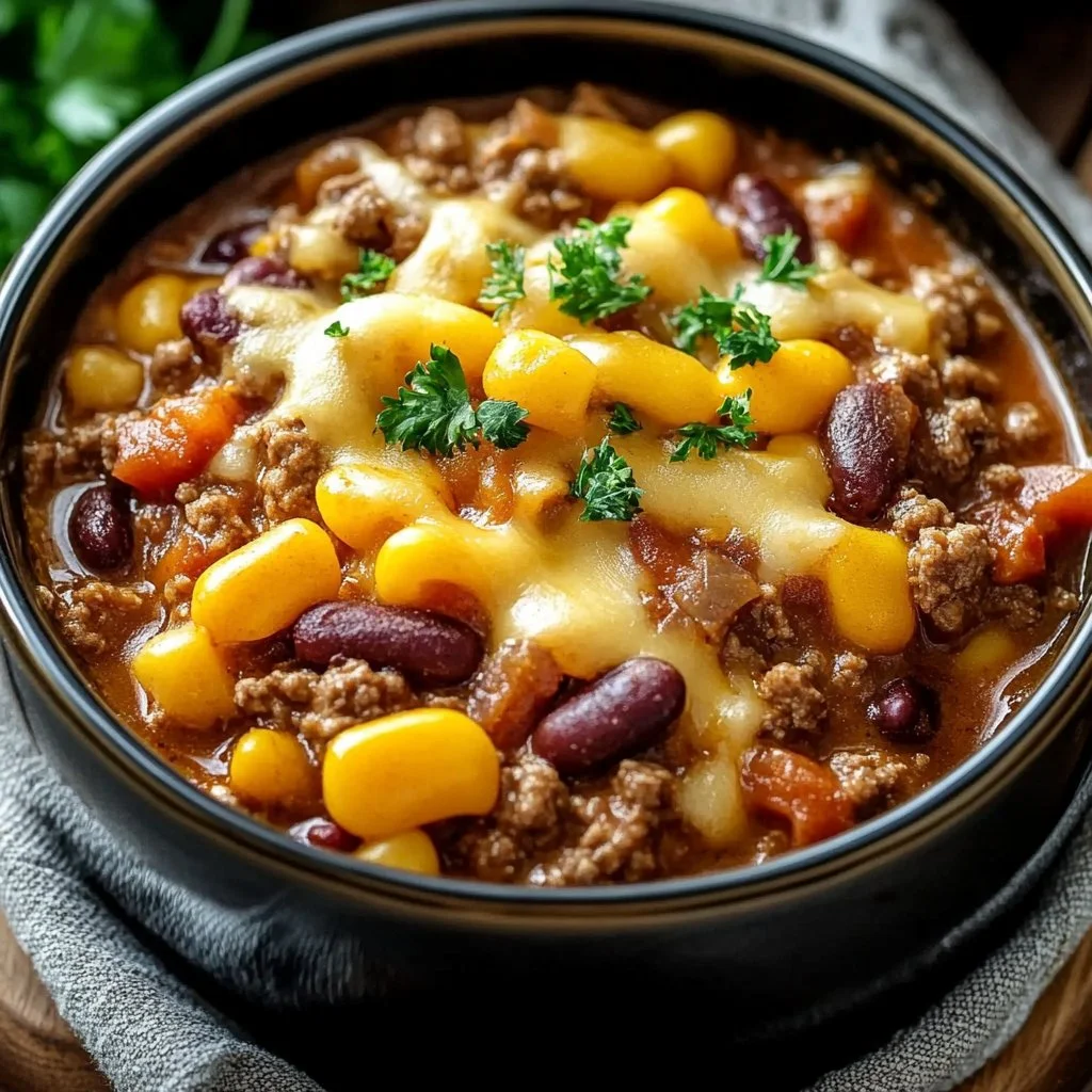 Slow Cooker Cowboy Casserole