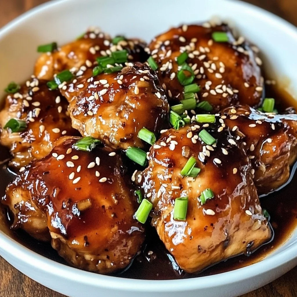 Slow Cooker Honey Garlic Chicken