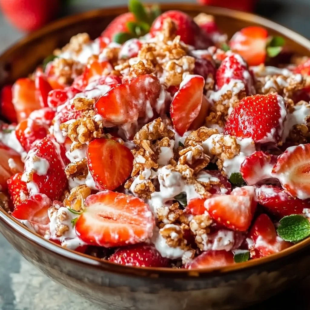 Strawberry Crackle Salad