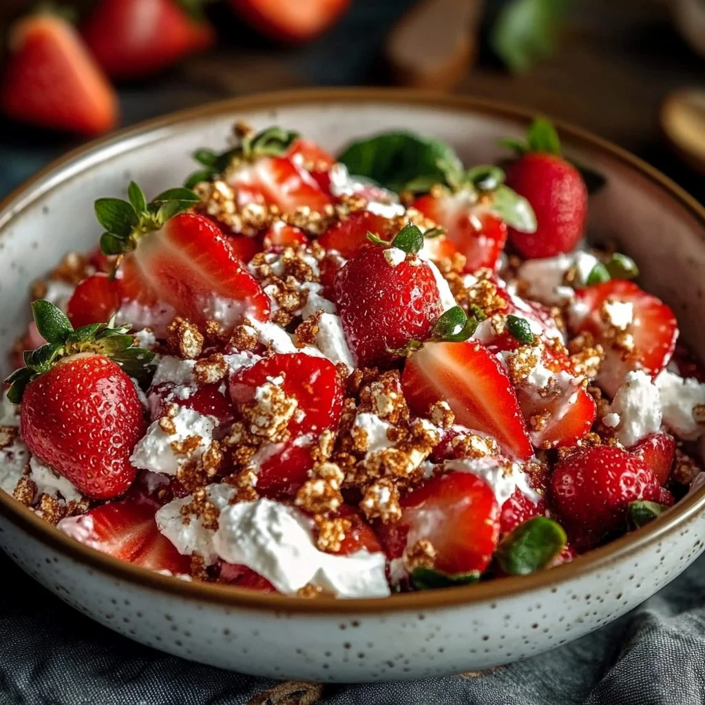 Strawberry Crackle Salad