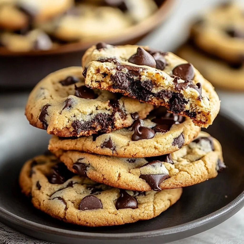 Levain Bakery Style Thick Chocolate Chip Cookies Recipe