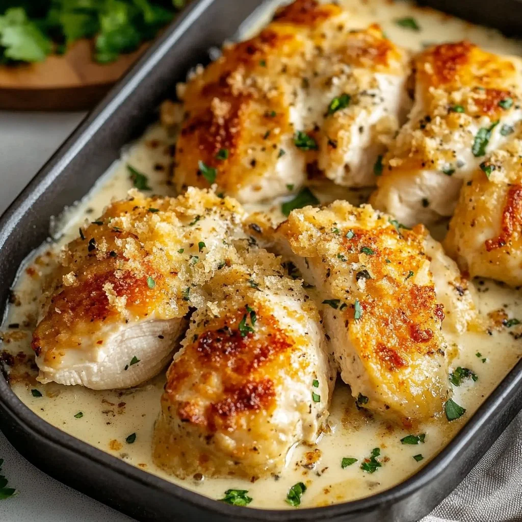 Baked Caesar Chicken
