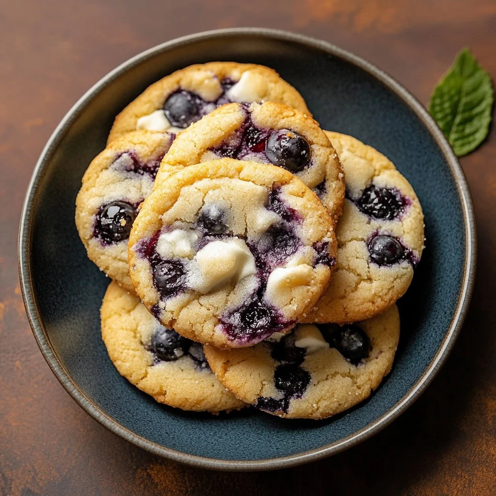 BLUEBERRY CHEESECAKE COOKIES