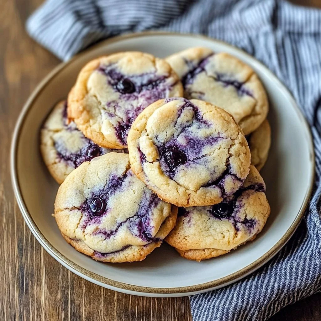 Blueberry Cheesecake Cookies