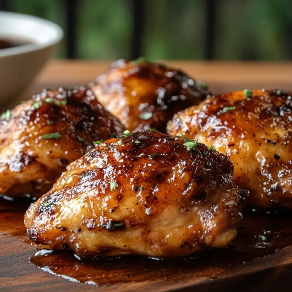 Quick and Easy Brown Sugar Chicken Thighs