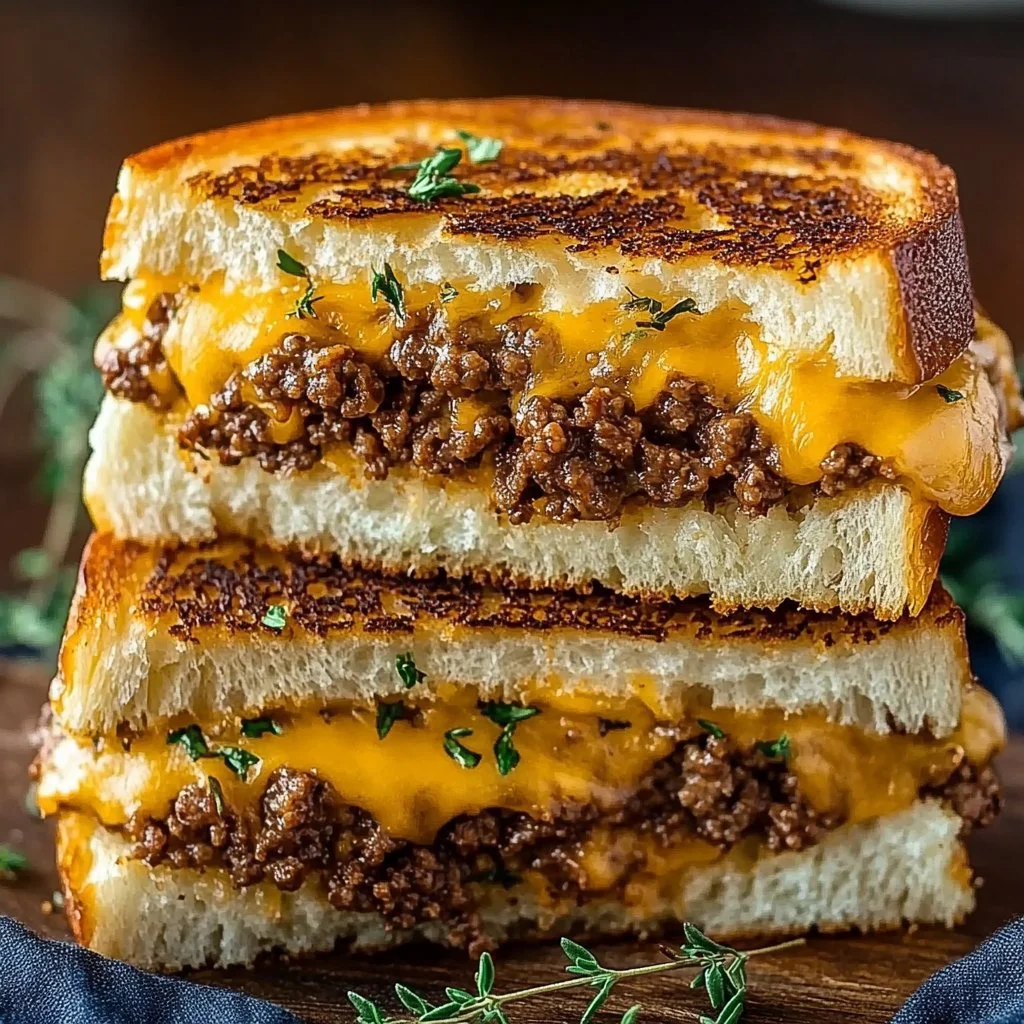 The Ultimate Cheesy Ground Beef Melt
