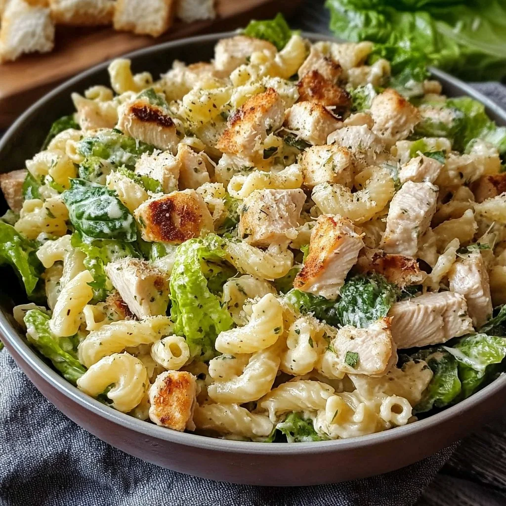 Chicken Caesar Pasta Salad