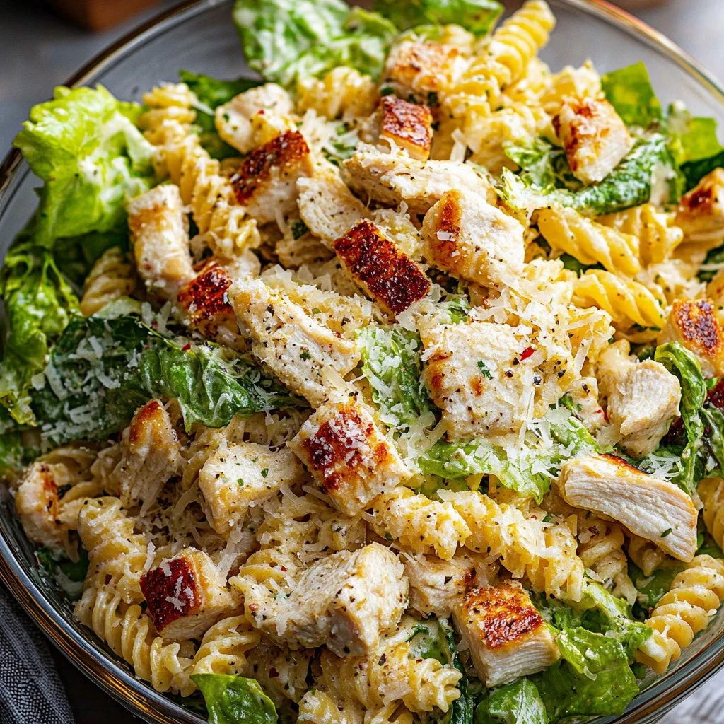 Chicken Caesar Pasta Salad