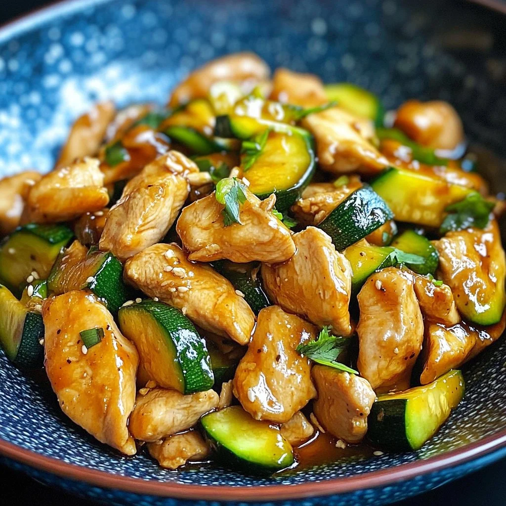 Chicken Zucchini Stir Fry