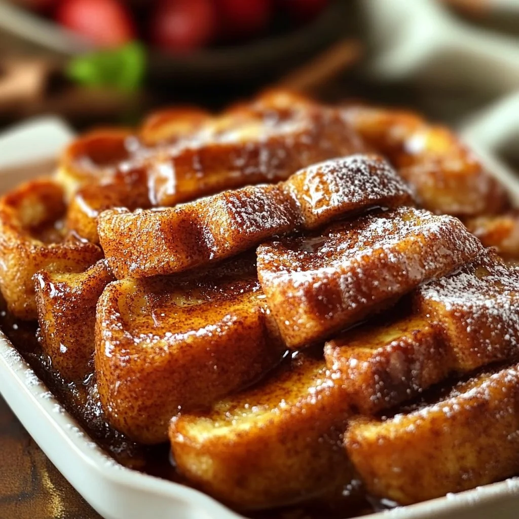 Cinnamon Overnight French Toast Bake