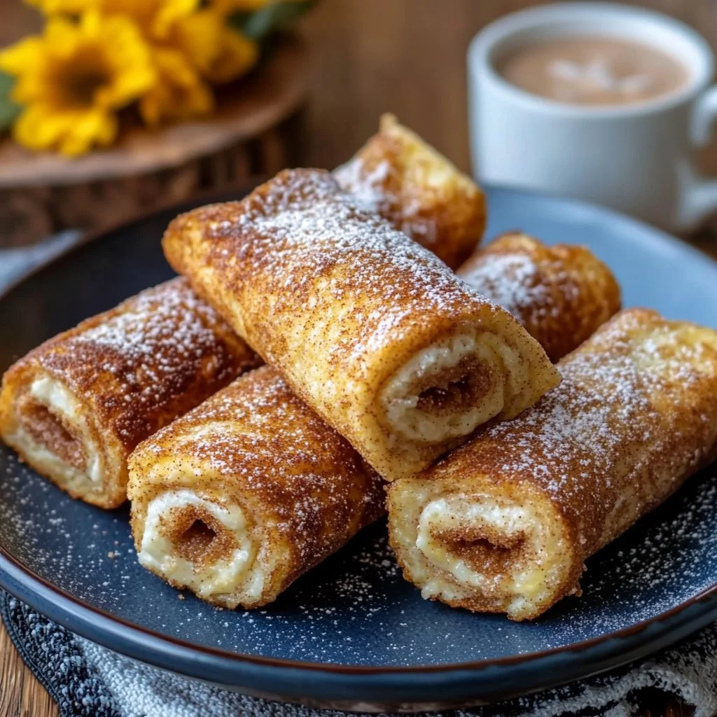 Cinnamon Sugar French Toast Roll-Ups