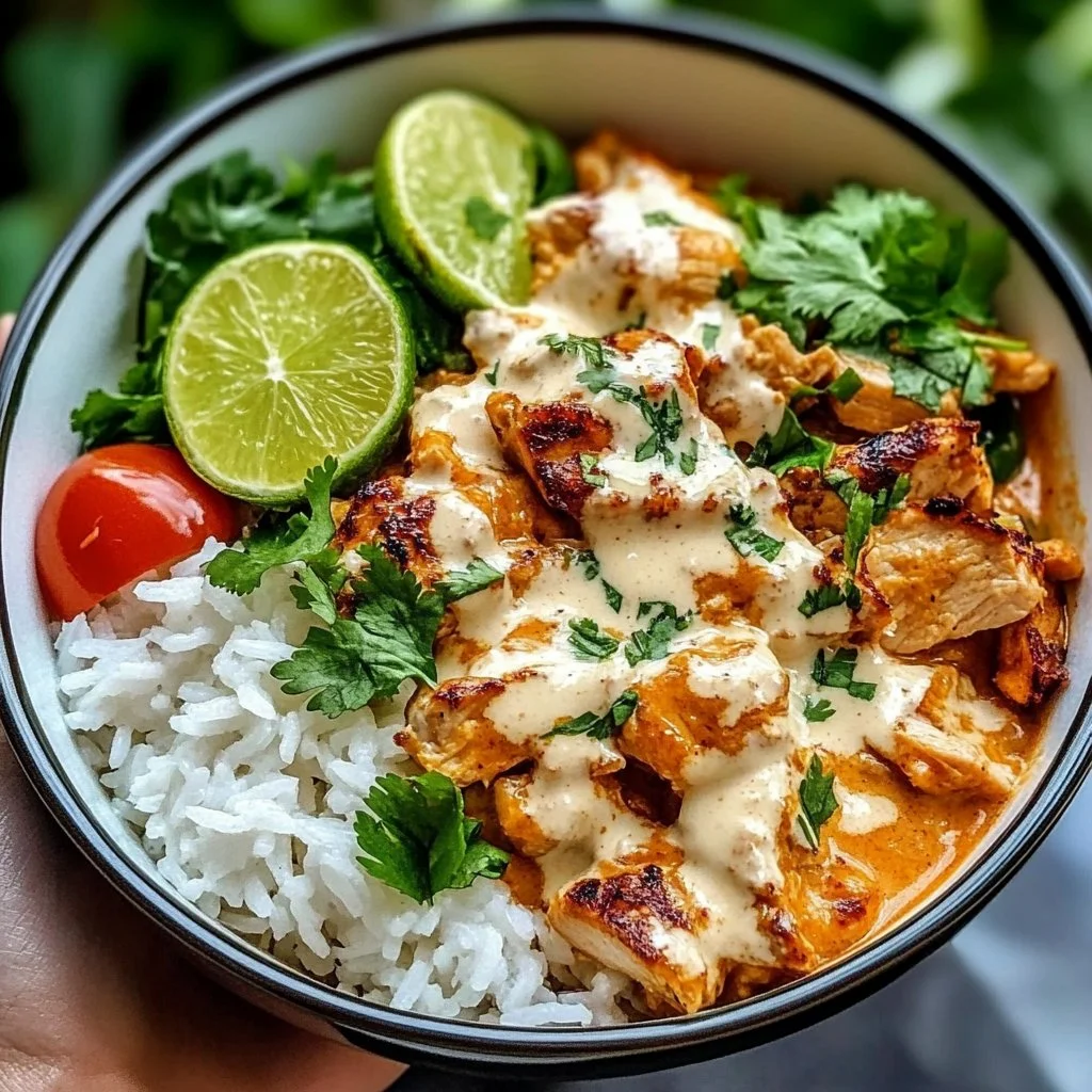 Coconut Chicken Rice Bowl: Creamy Comfort in Every Bite