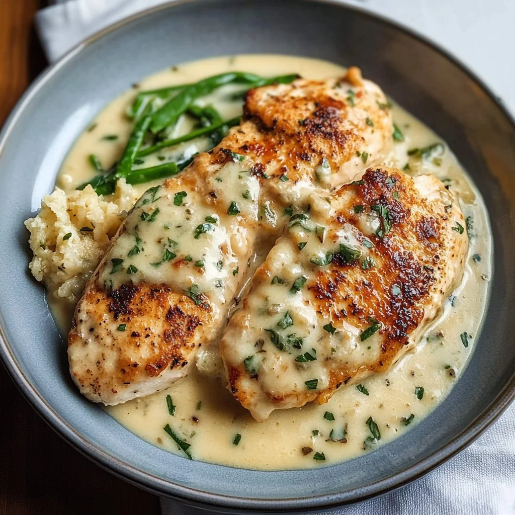 Creamy Garlic Parmesan Chicken Breast