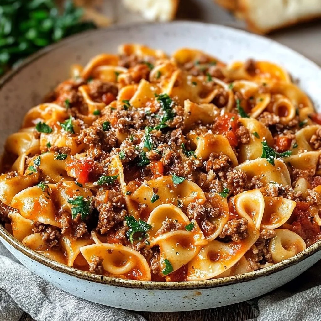 Easy Marry Me Ground Beef Pasta