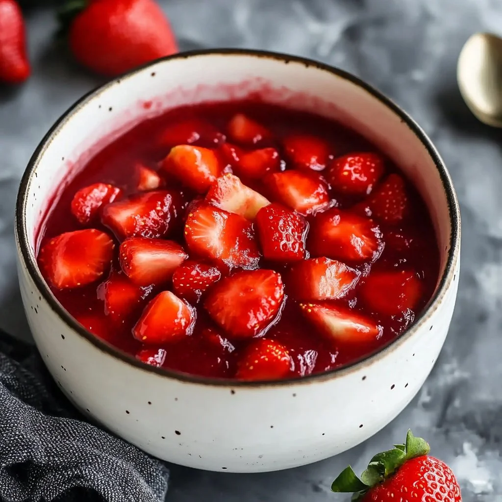Easy Strawberry Topping (Strawberry Sauce)