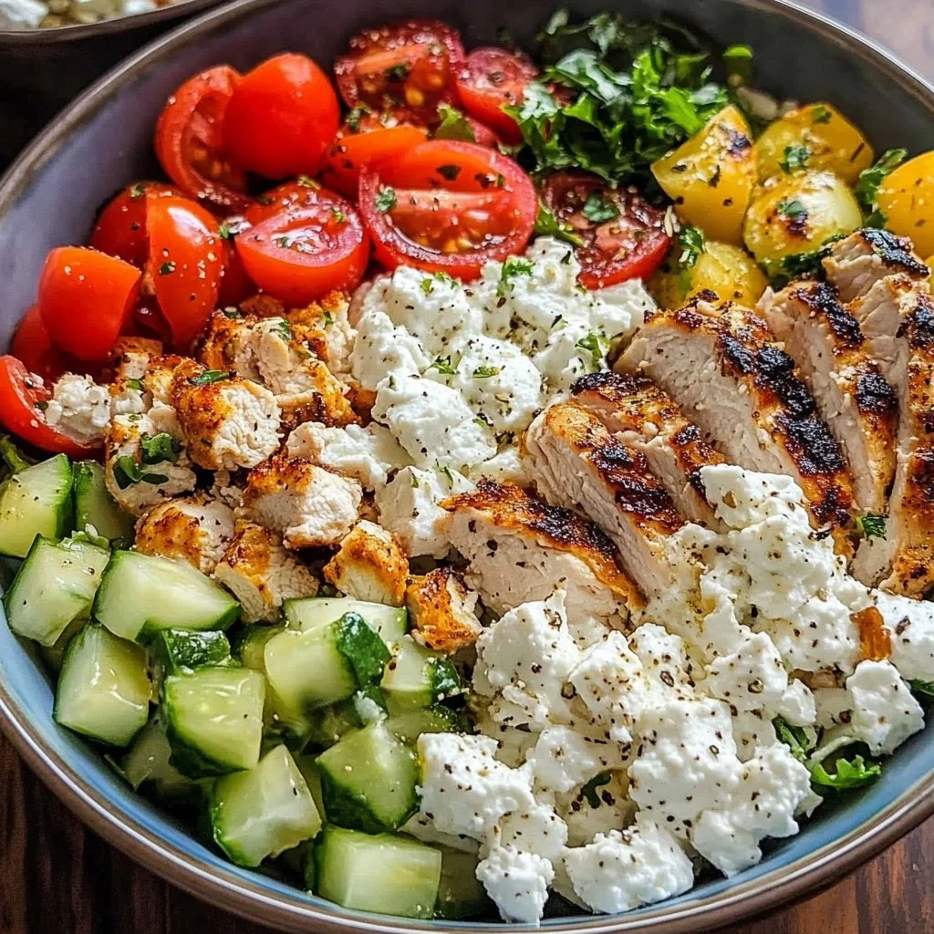 Greek Chicken Bowls