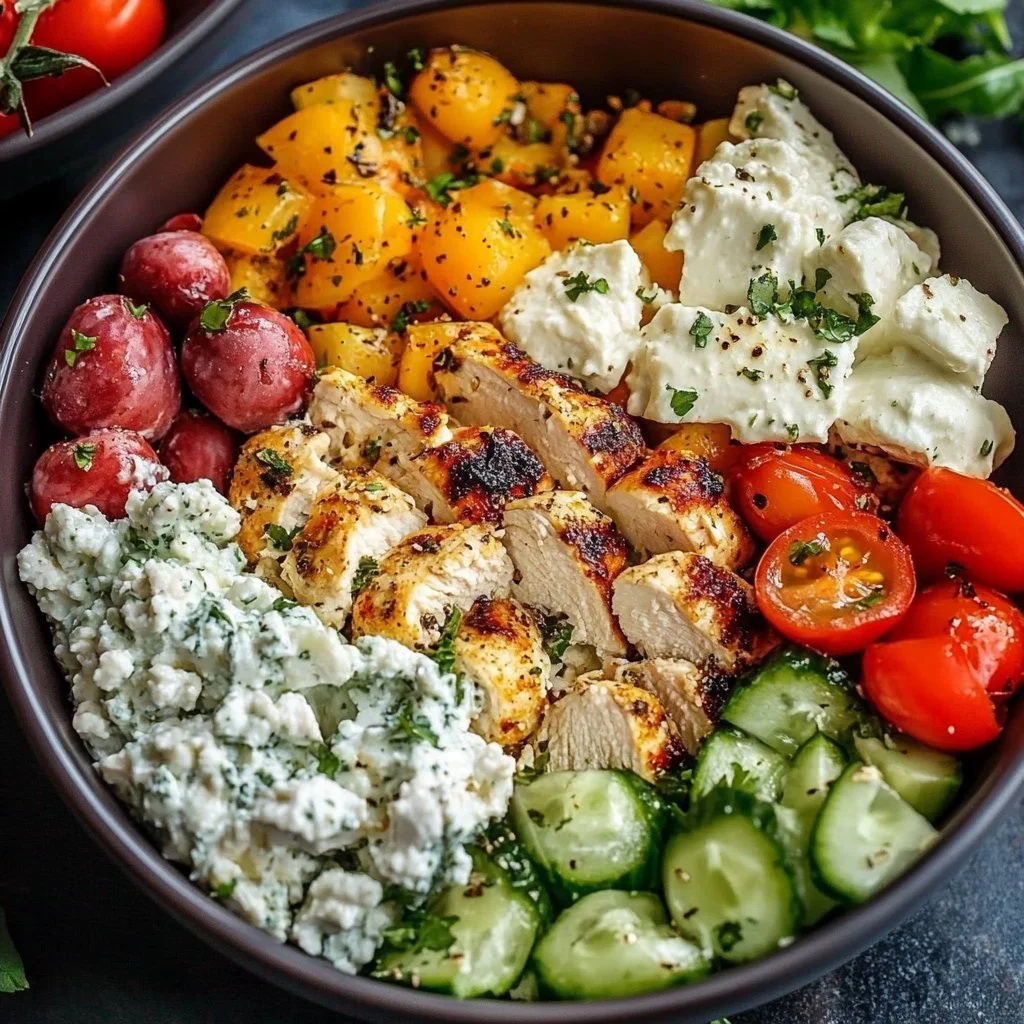 Greek Chicken Bowls