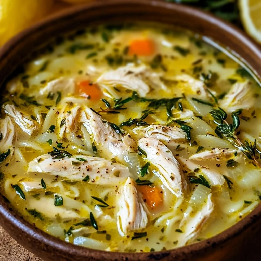 Greek Lemon Chicken Soup