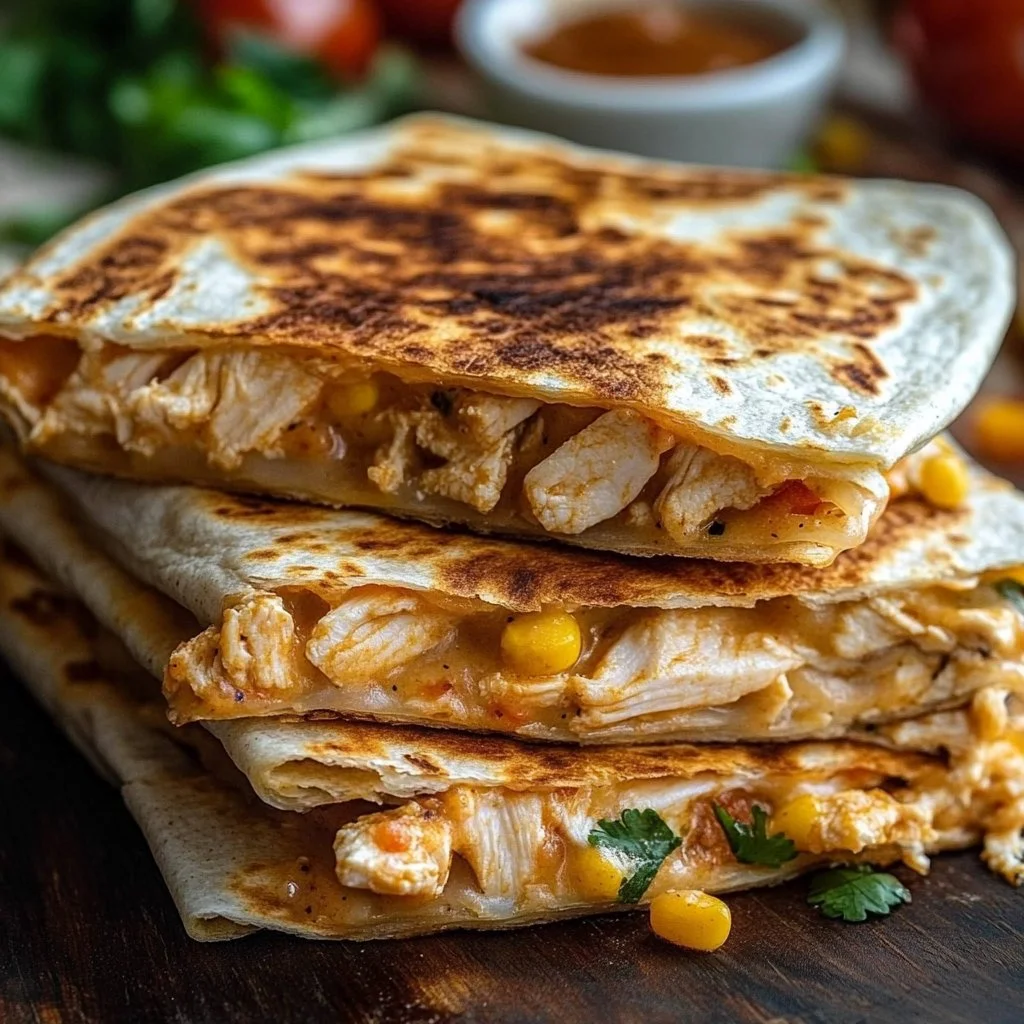 High-Protein Chicken Ranch Quesadilla