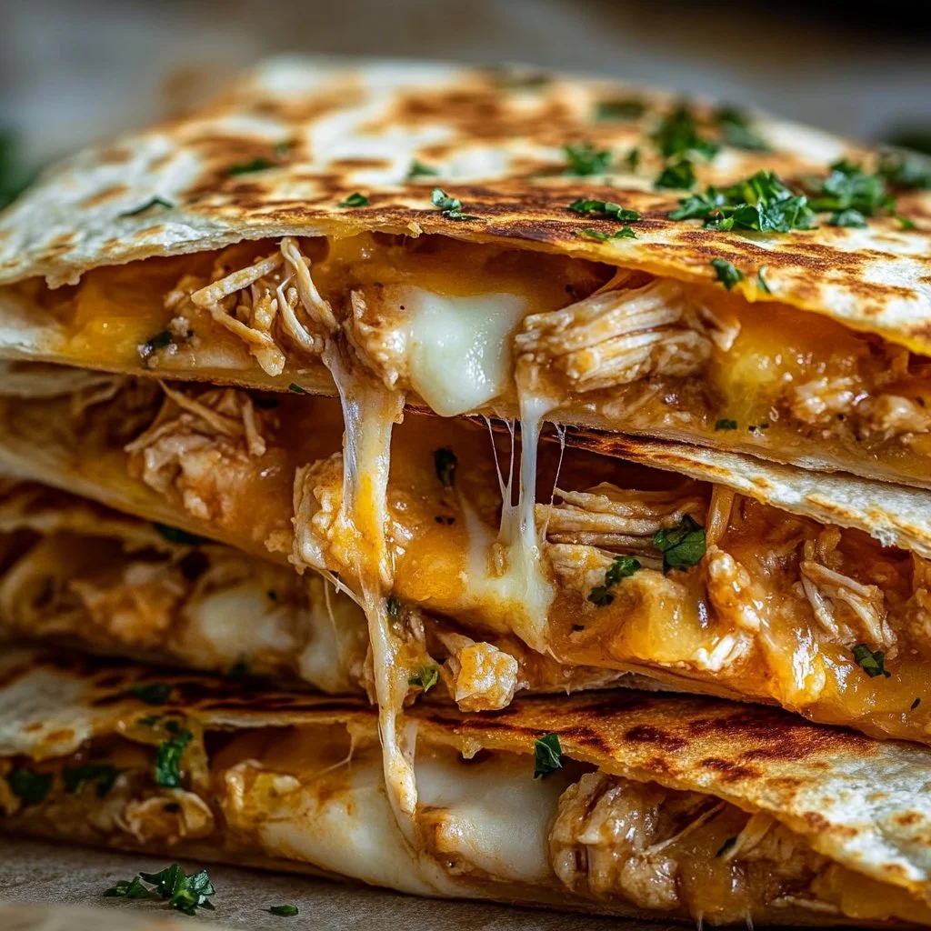 High Protein Chicken Ranch Quesadilla