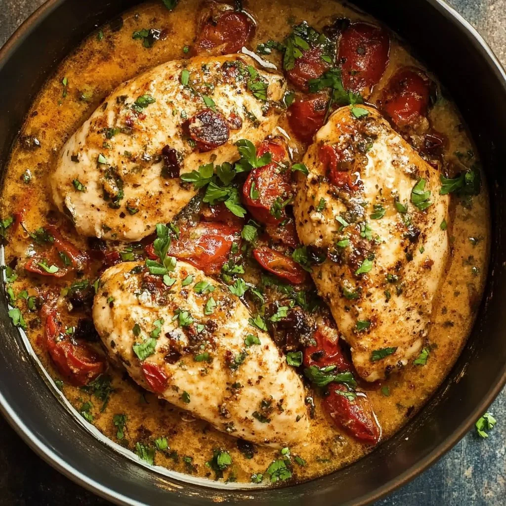 High Protein Crockpot Marry Me Chicken