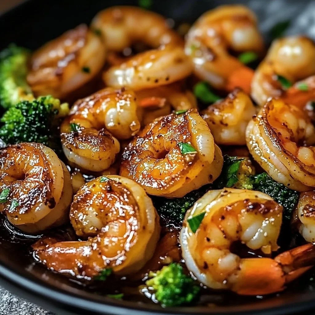 High-Protein Honey Garlic Shrimp