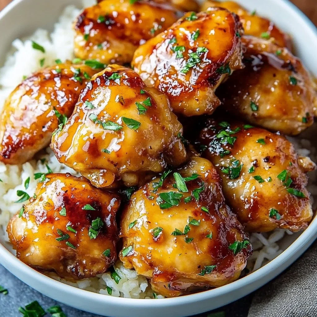 Honey Garlic Chicken Thighs