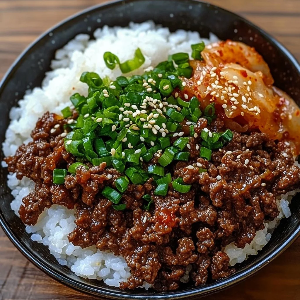 Korean Ground Beef Bowl