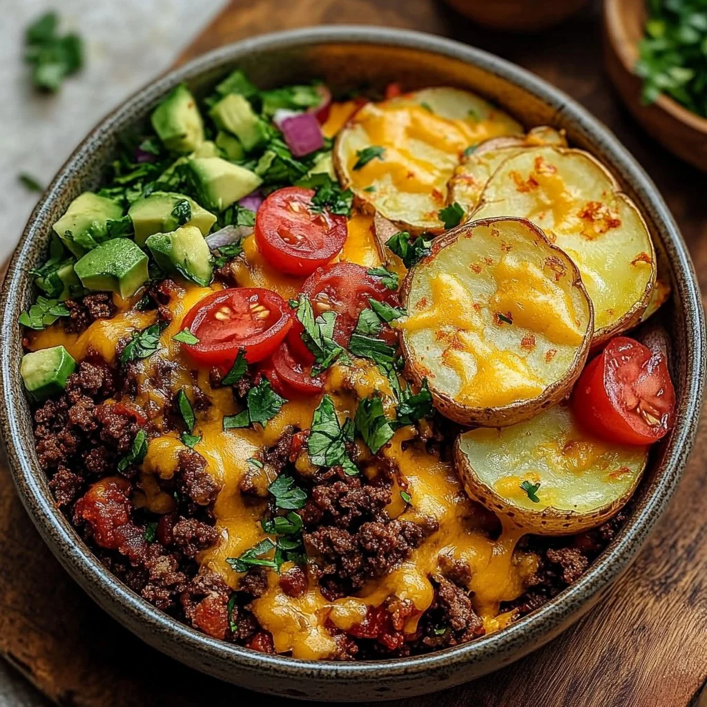 Loaded Fiesta Potato Bowls: Crispy & Cheesy Dinner Fun