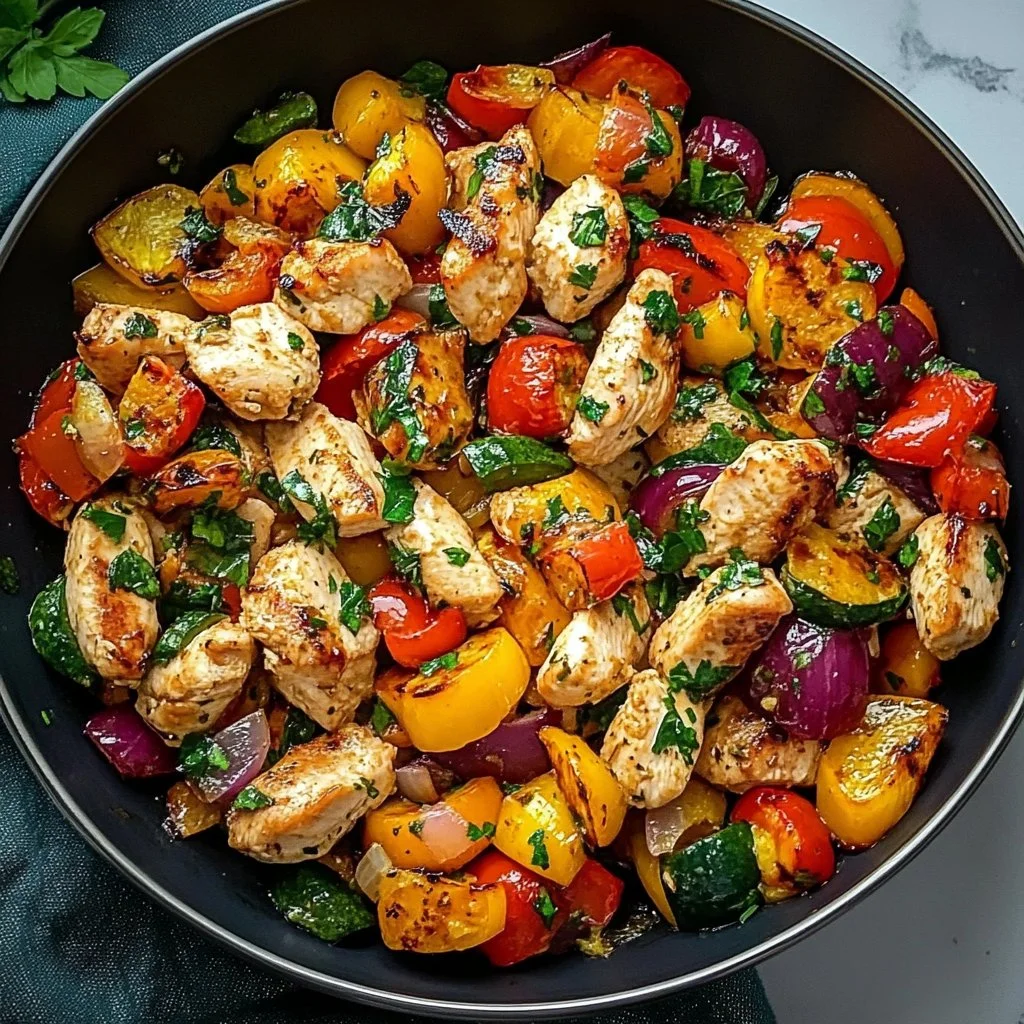 Mediterranean Chicken Stir Fry