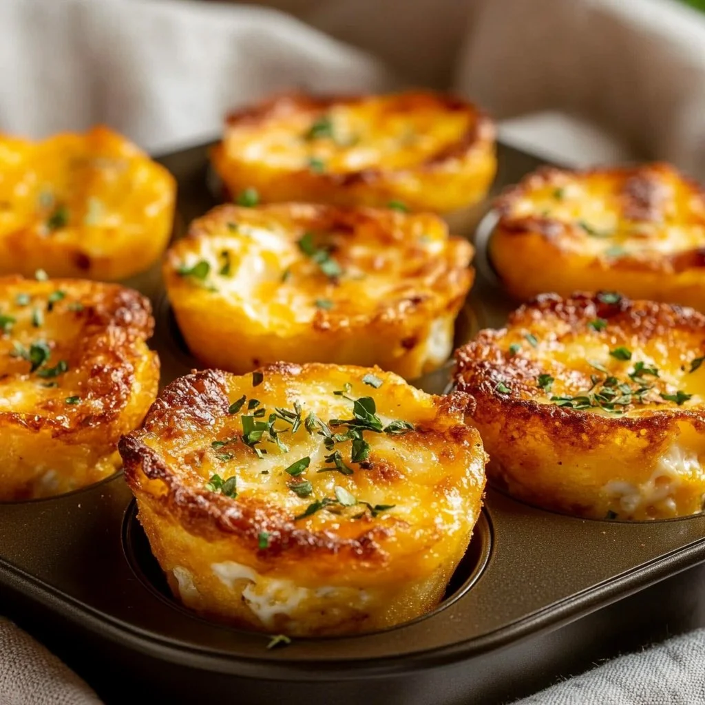 Cheesy Muffin Tin Cottage Cheese Egg Bites