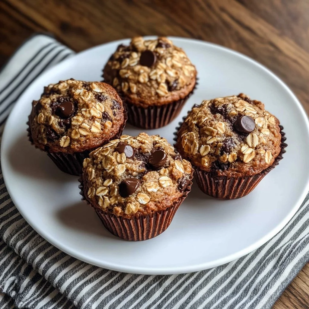 Oatmeal Chocolate Chip Muffins 3 Fearless 3-Day Oatmeal Chocolate Chip Breakfast Muffins