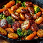 one pan honey garlic kielbasa veggies 2026 03 25 000021 1