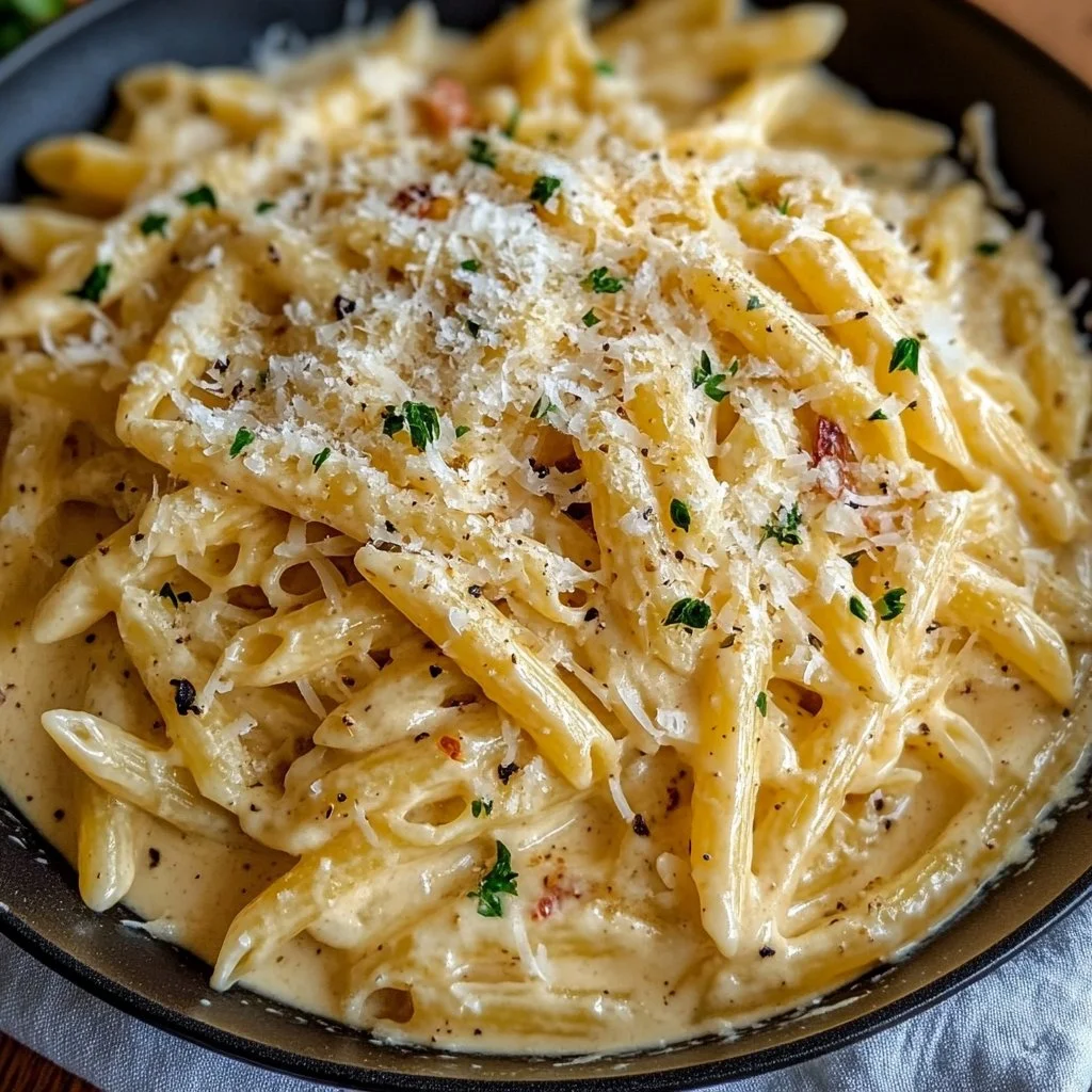 One Pot Creamy Garlic Pasta