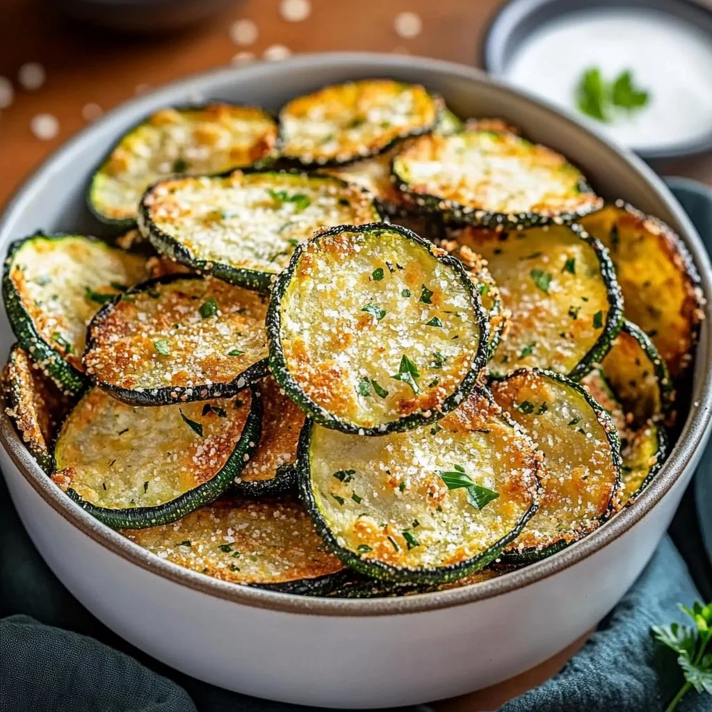 Oven-Baked Zucchini Chips