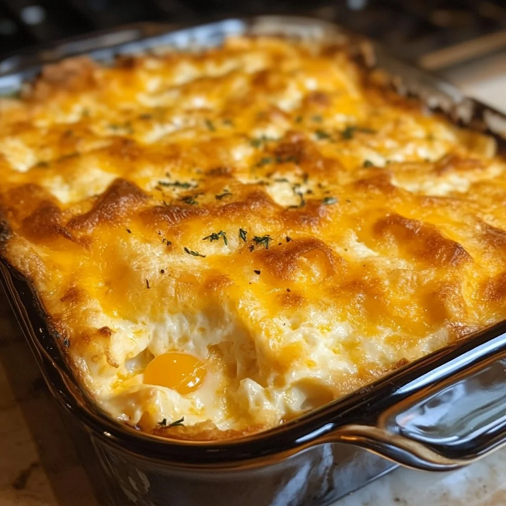 Overnight Egg and Cheese Casserole